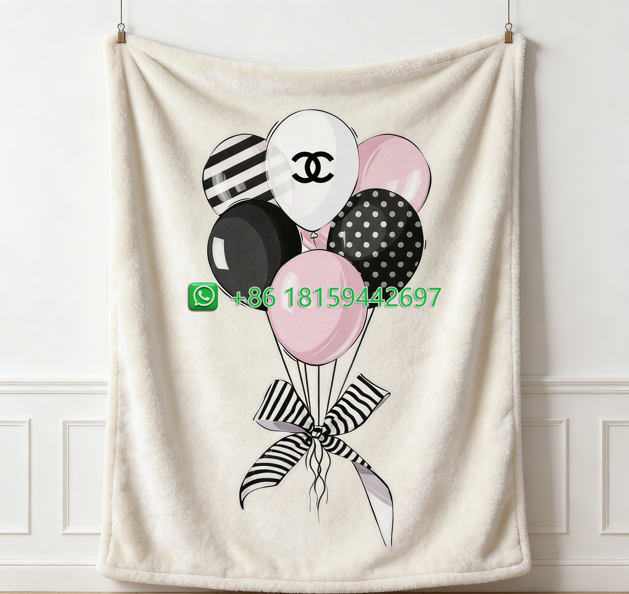 Chanel Throw Blankets